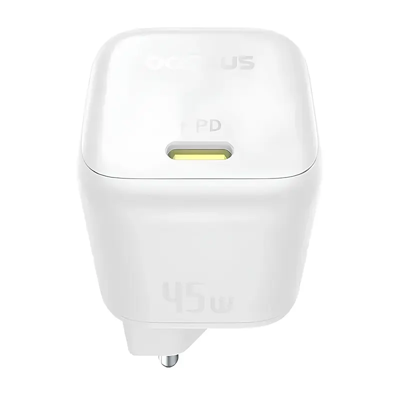 МЗП Baseus EnerFill FN22 Fast Charger PD45W (1USB-C) (E01233) Moon White - фото 2