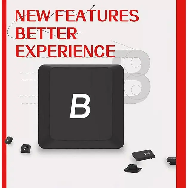 Комплект клавиатура и мышь MiiiW POP B1040 Black [MW23PB01] [112763] - фото 5