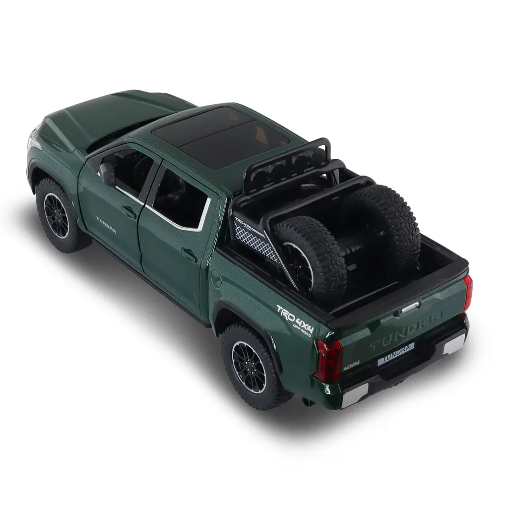 Автомодель TechnoDrive Toyota Tundra 1:24 зелена (KM08555) - фото 4