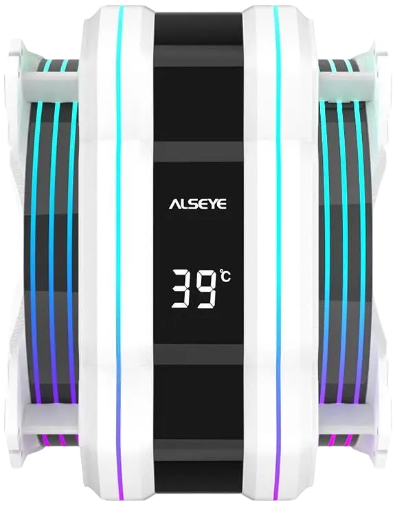 Повітряне охолодження Alseye M120D-W-Plus II ARGB White (AS.01.01.0051) - фото 2