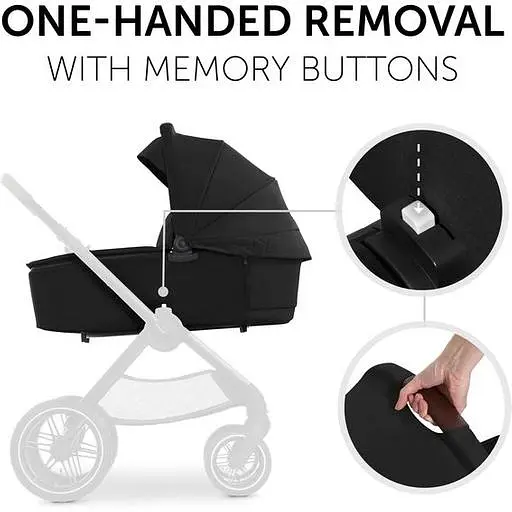 Універсальна коляска 2 в 1 Hauck Walk N Care Air Black, чорна (16547-8) - фото 8