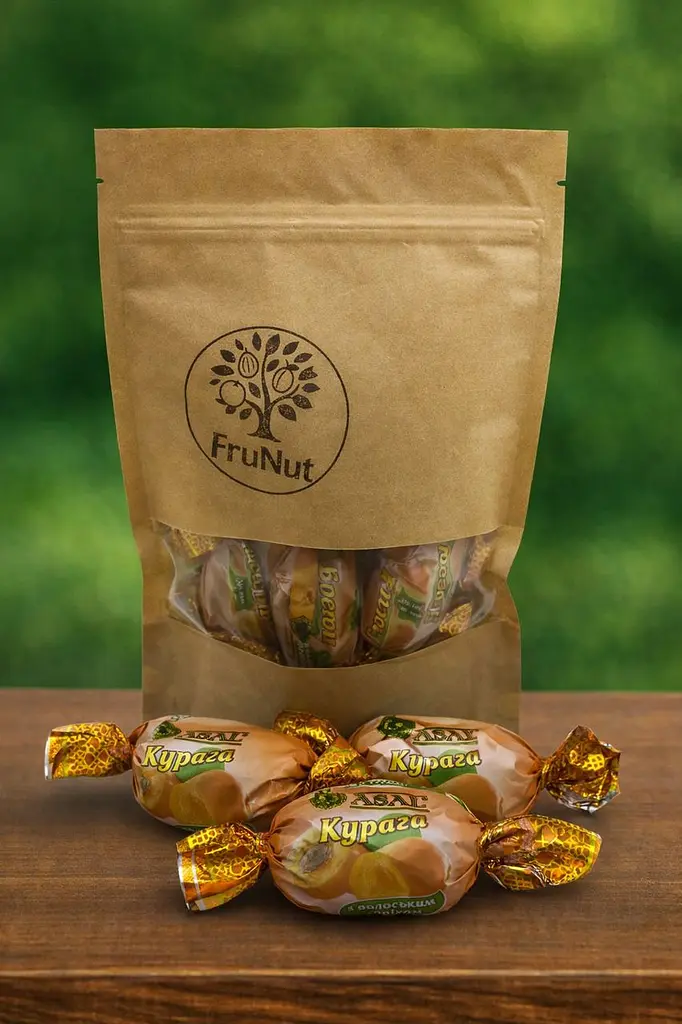 Цукерки "Курага з Волоським горіхом" (Курага), 500 г 500 г FruNut