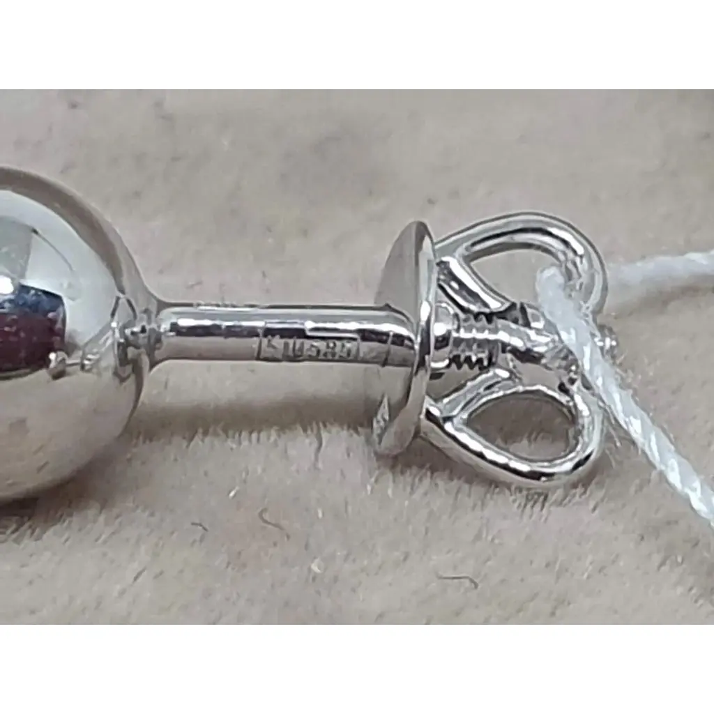 Золотые серьги-пуссеты Favoritum Шарики. 210115_7_Б - фото 4