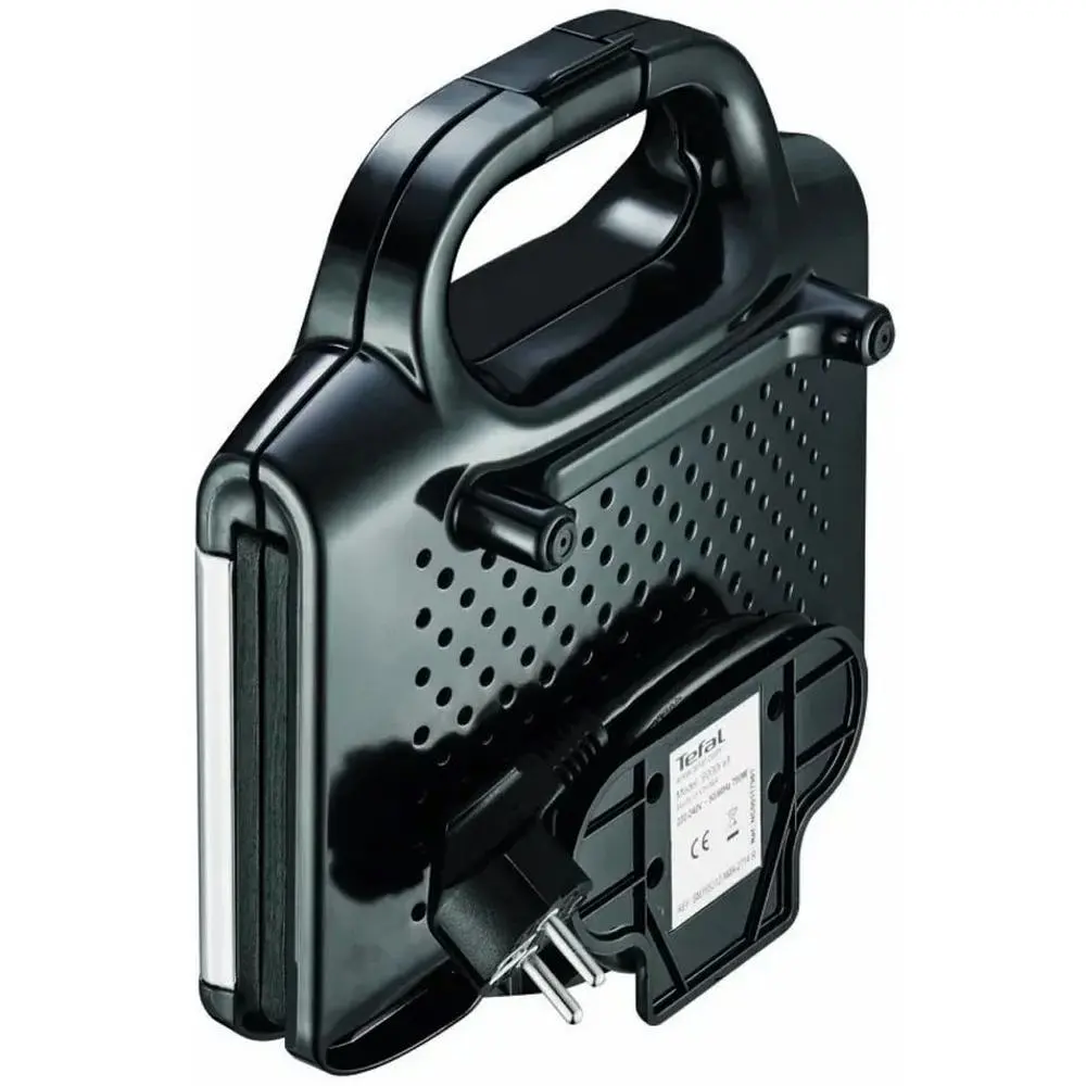 Сэндвичмейкер Tefal Ultracompact 700 Вт 1 пластина-сэндвич корпус нержавеющая сталь/пластик черный (SM155212) - фото 6