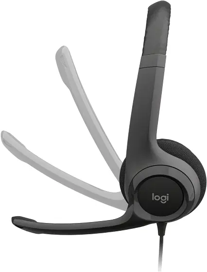 Гарнітура Logitech H390 Headset USB graphite black (981-000406) - фото 4