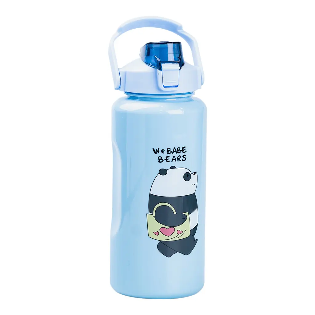 Набір пляшок для води We Bare Bears Tote Life Панда 300/700/2000 мл синій HPZSB120014BL - фото 5
