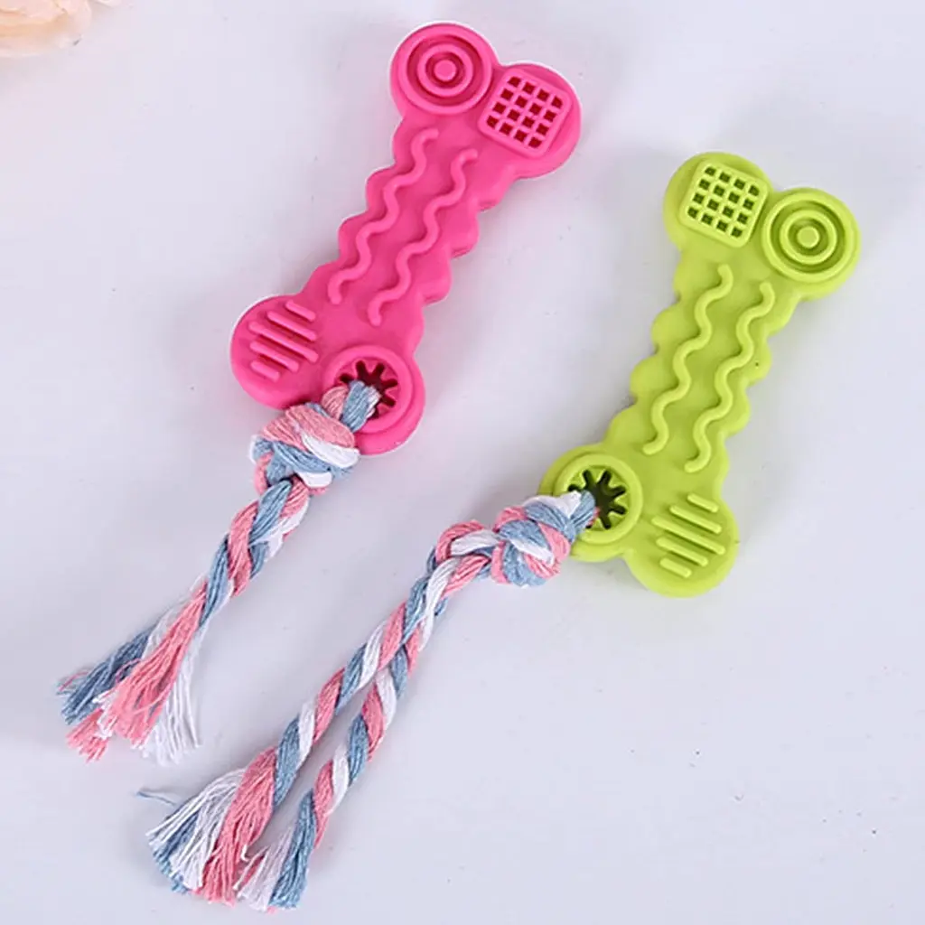 Жувальна іграшка-кістка з канатом для собак Derby Bone Shaped Dog Chew Toy - фото 7