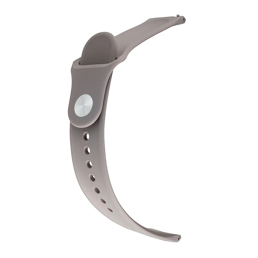 Ремінець Xiaomi Watch Active/Galaxy S4 42 мм/Gear S2/Xiaomi Taupe Silicone 20 мм - фото 2