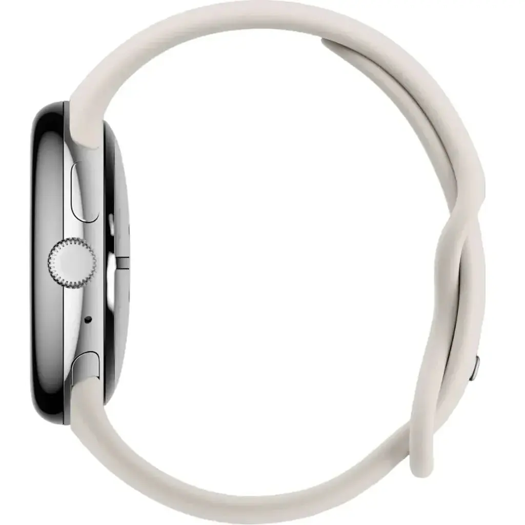 Smart Watch Google Pixel Watch 3 45mm Wi-Fi Polished Silver/Porcelain Band Global version - фото 4