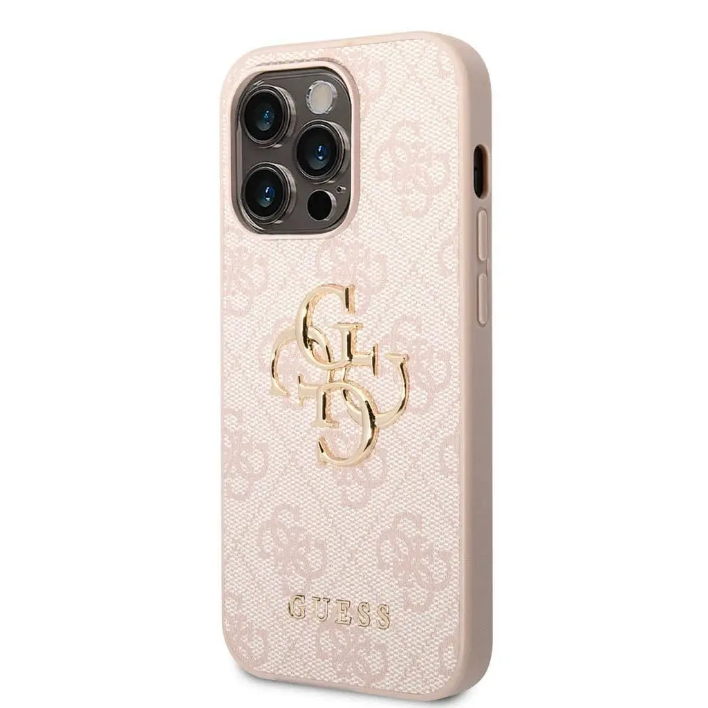 Чехол Guess PU 4G Metal Logo для iPhOne 15 Pro Max Pink (57983116460) - фото 2