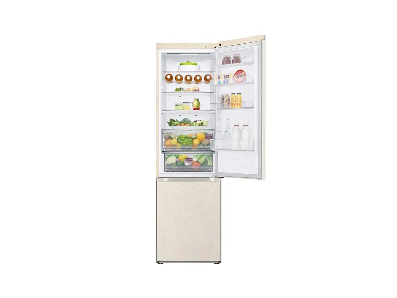 Холодильник з морозильною камерою LG GC-B509FEMW - фото 2