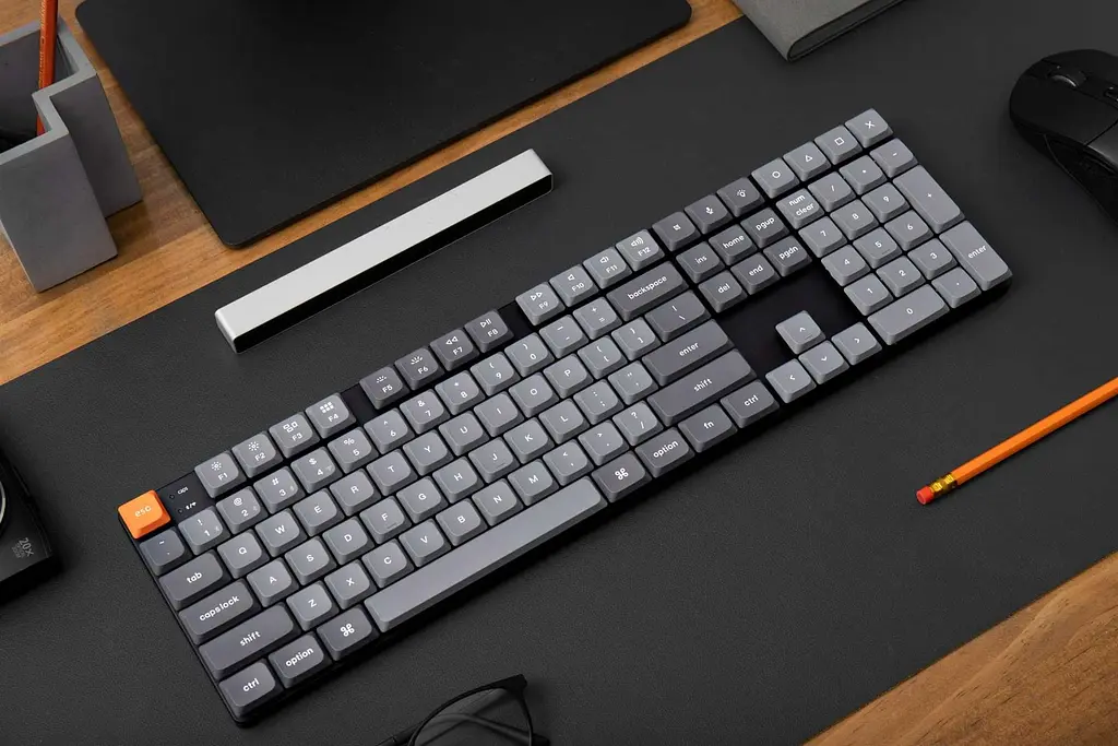 Клавіатура бездротова Keychron K5 Max, Gateron MX 2.0 Brown, Hot-Swap, RGB UA Black (K5M-H3-UA) - фото 5