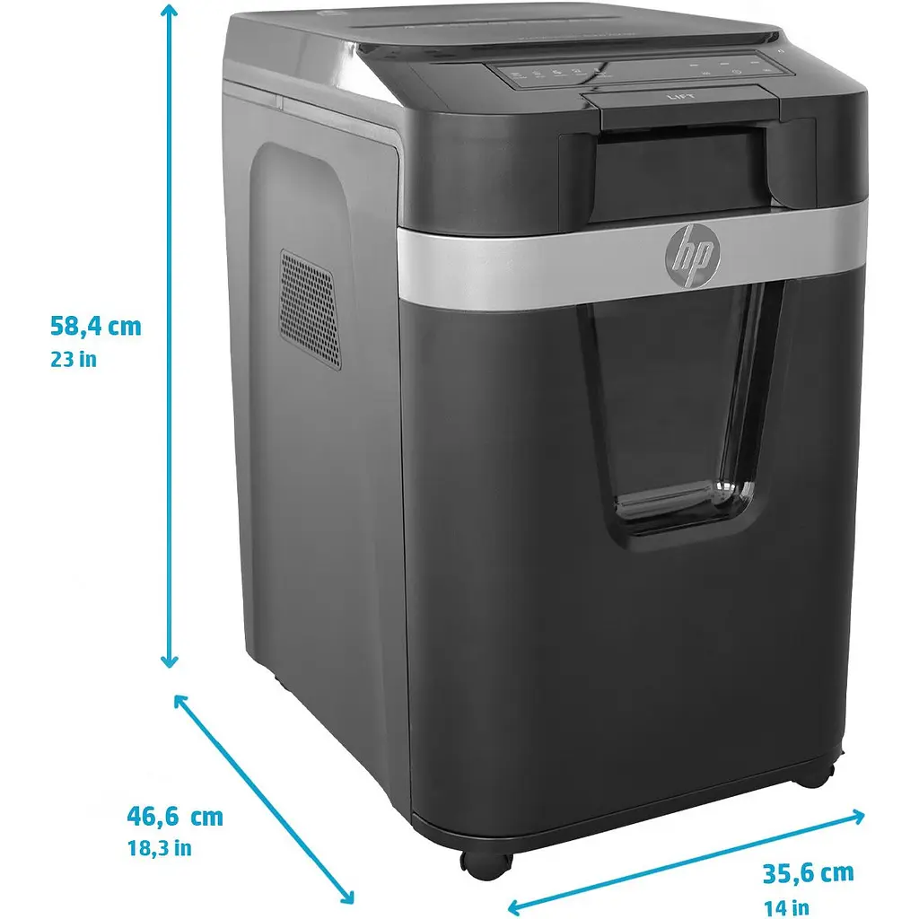 Шредер HP Pro Shredder Auto 200CC Black (2820) [159570] - фото 6