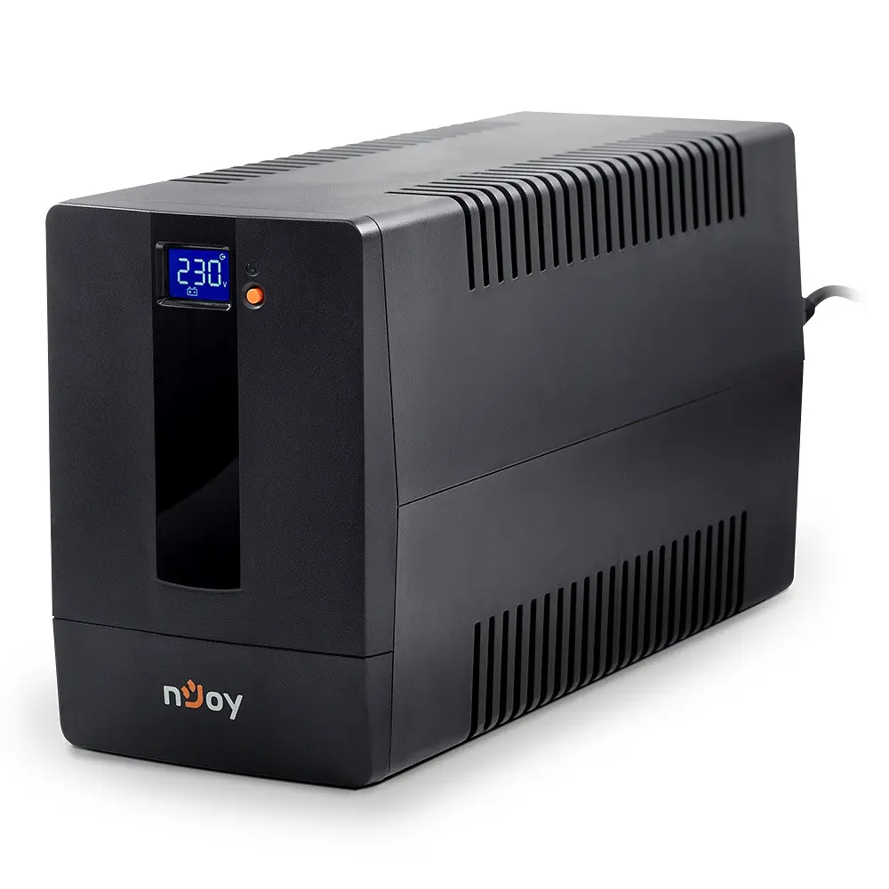 Джерело безперебійного живлення NJOY Horus Plus 1500 (PWUP-LI150H1-AZ01B) Lin.int., AVR, 4 x евро, USB, LCD, пластик - фото 4