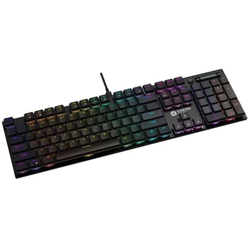 Клавіатура Canyon Cometstrike GK-55 RGB USB UA Black (CND-SKB55-US) - фото 4