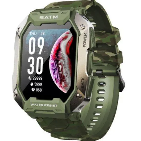 Розумний наручний годинник Smart UWatch Military (Камуфляж) - фото 2