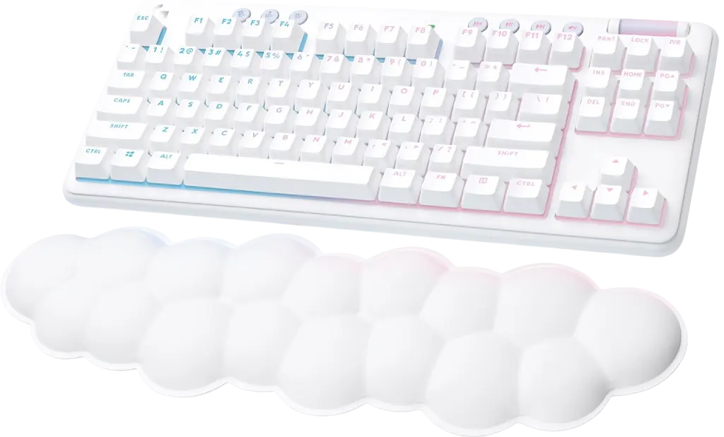 Клавіатура бездротова Logitech G715 Linear RGB White (920-010692) - фото 2