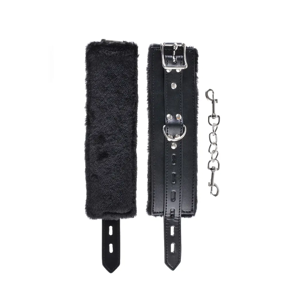 Наручники Pipedream Fetish Fantasy Series Cumfy Cuffs Limited Edition (чорний) - фото 4