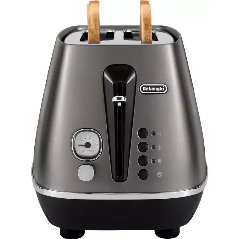 Тостер DeLonghi CTIN 2103 TB Distinta Titanium (00000026096) - фото 2