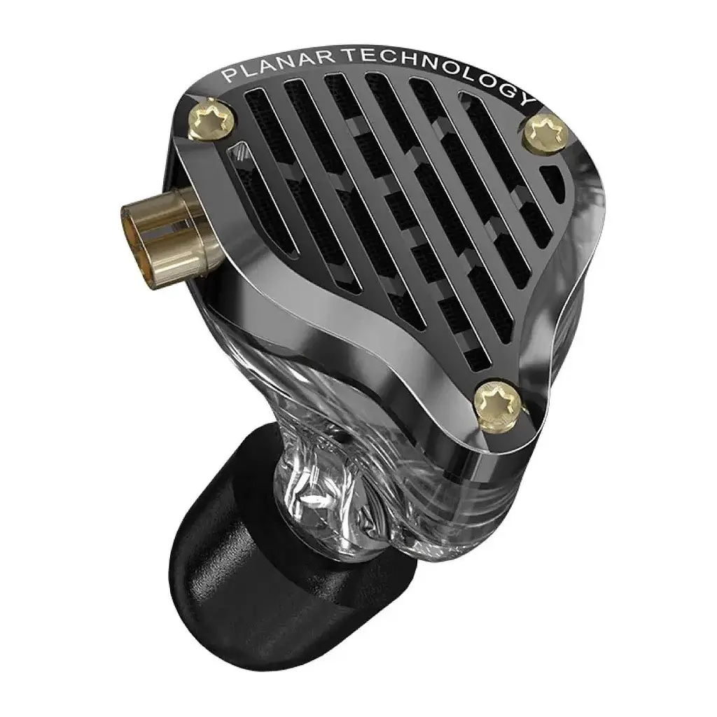 Наушники Knowledge Zenith проводные PR3 Planar Diaphragm с микрофоном гарнитура черные - фото 3