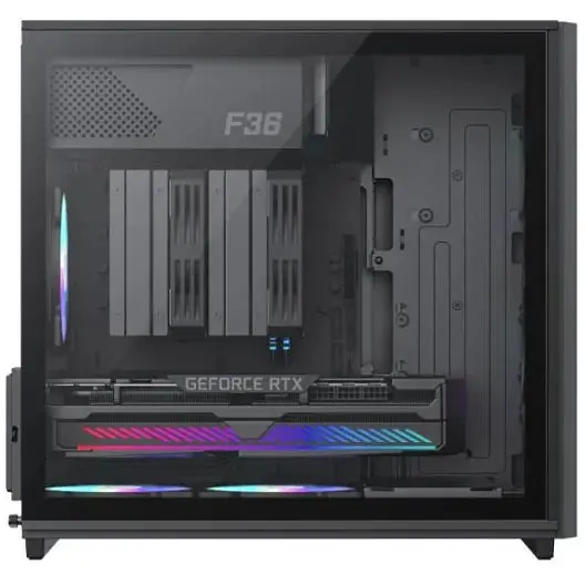 Корпус GameMax F36 BK Black with window - фото 4