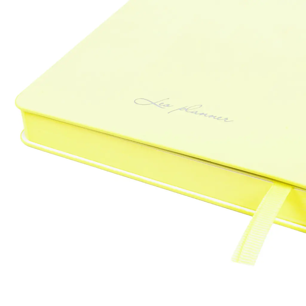 Діловий блокнот Leo Planner м'який А5 Ray 252775 320 аркушів лимонний - фото 10