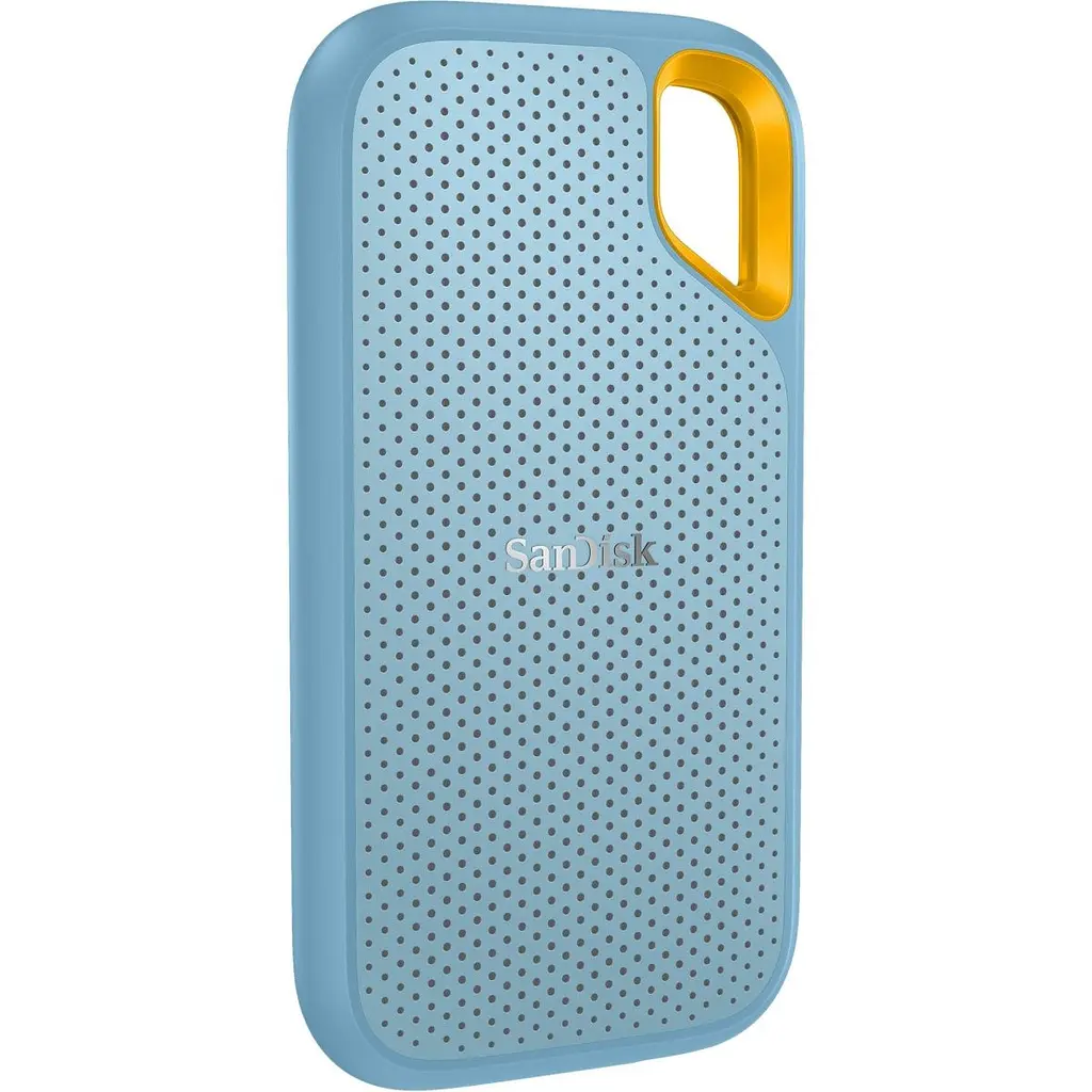Зовнішній SSD накопичувач SanDisk Extreme Portable V2 2TB Sky Blue (SDSSDE61-2T00-G25B) [158275] - фото 3