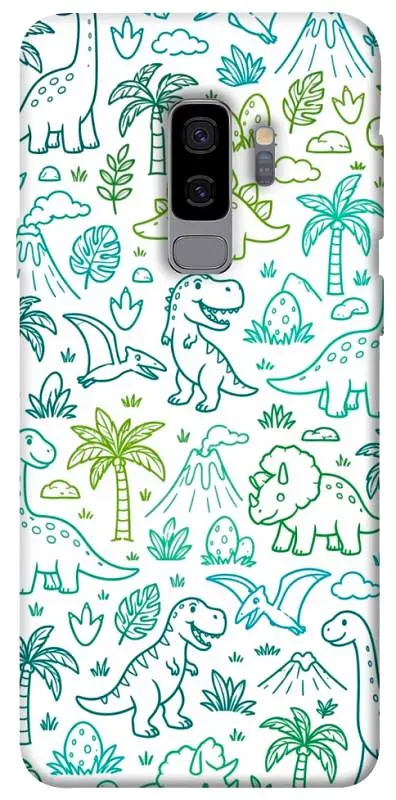 TPU чохол Demsky Dino pattern для Samsung Galaxy S9+