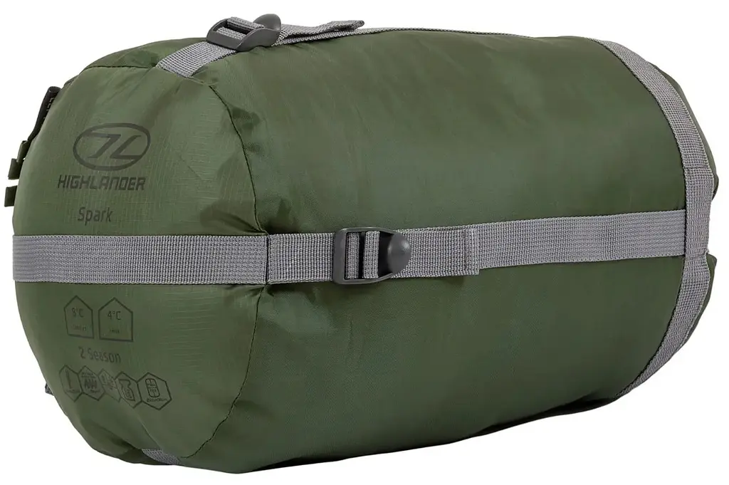 Спальный мешок Highlander Phoenix Spark 150/+4°C Olive Green Left (SB242-OG) 929693 - фото 11
