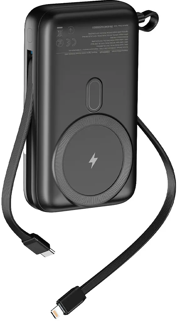 Power Bank Sigma X-power SI20A8QL-MAG 20000mAh 20W/15W Wireless black UA - фото 4