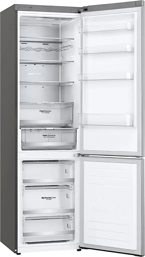 Холодильник LG GW-B509PSAX 203см 2 дв холодильное отделение 277 л морозильное отделение 107 л A+++-10%,NF,Лин,Зона свеж Диспл внешн нержавіюча сталь (GW-B509PSAX) - фото 5