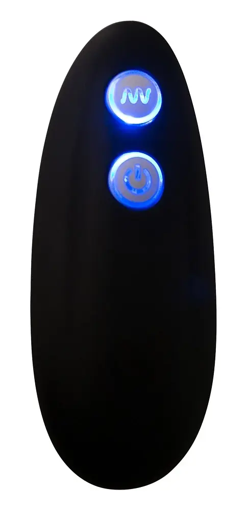 Анальна пробка Remote Controlled Vibro Plug 12 см (чорний) - фото 5