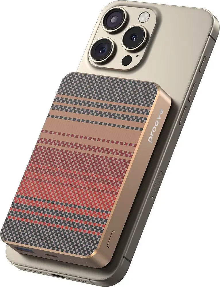 Портативний акумулятор Proove Carbon Slim Magnetic 22.5W 10000mAh glowrise (PBCS22110052) - фото 4