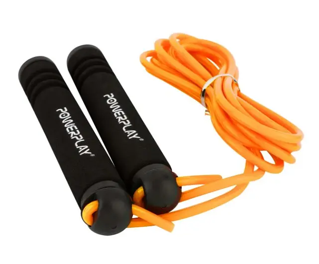 Скакалка PowerPlay 4205 Classic Plus Jump Rope Помаранчева 2,7 м (PP_4205_Orange) - фото 2