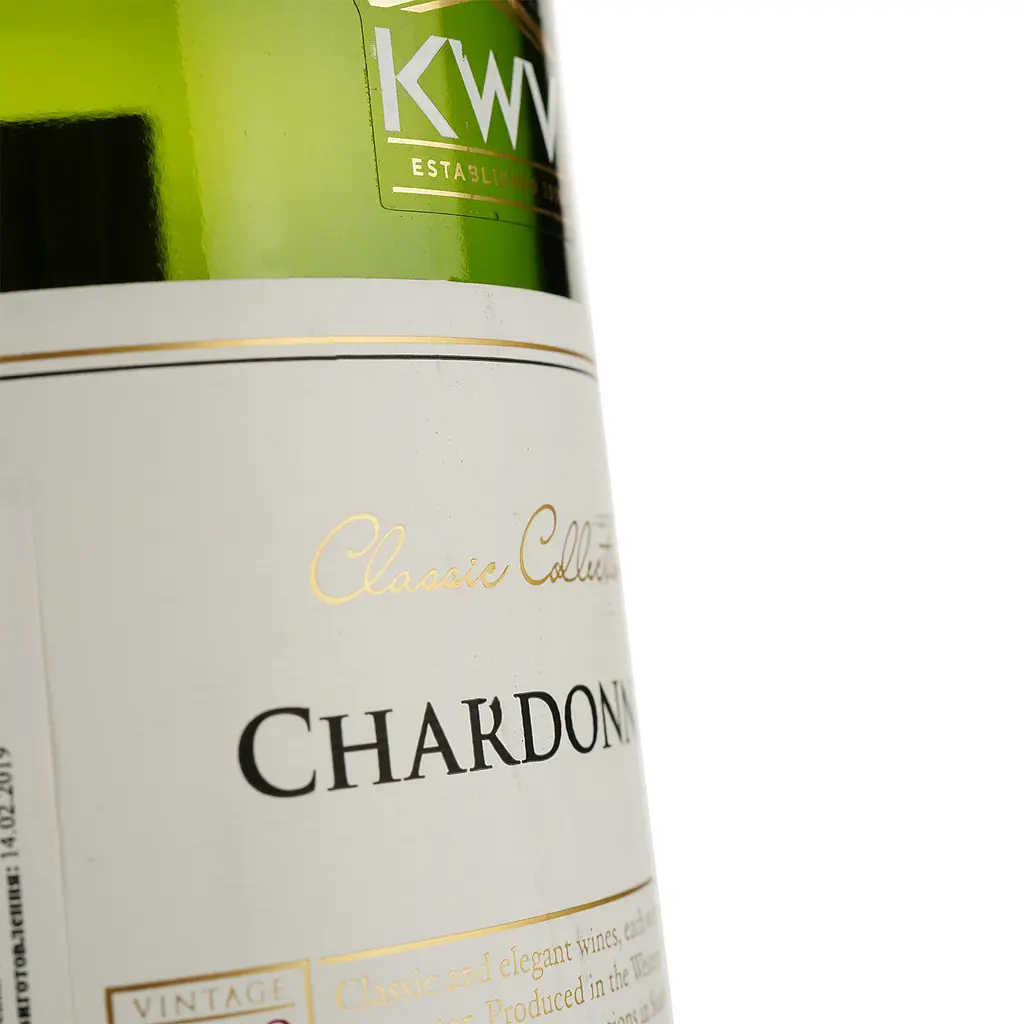 Вино KWV Classic Collection Chardonnay, белое, сухое, 11-14,5%, 0,75 л - фото 3