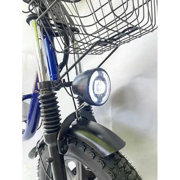 Электровелосипед Minako Monster Pro 16" 1000W 60V 30Ah гидравлические тормоза синий - фото 3