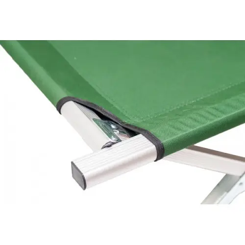 Розкладачка алюмінієва Lounger outdoor туристична, армійська green - фото 5