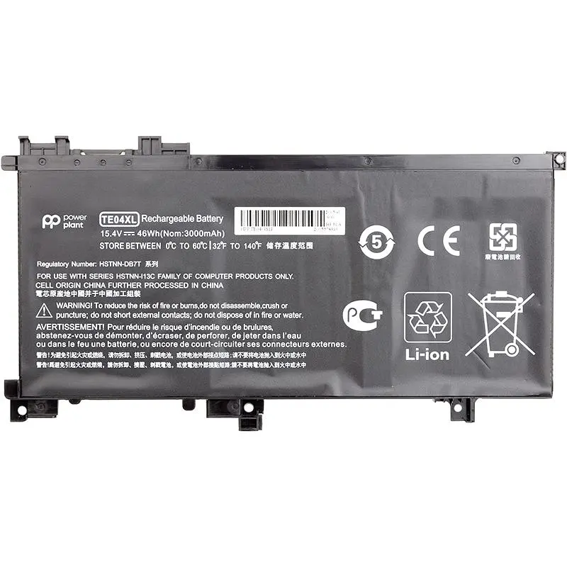 Акумулятор PowerPlant для ноутбуків HP Omen 15 AX200 (HSTNN-DB7T, TE04) 15.4V 3000mAh (NB461462)