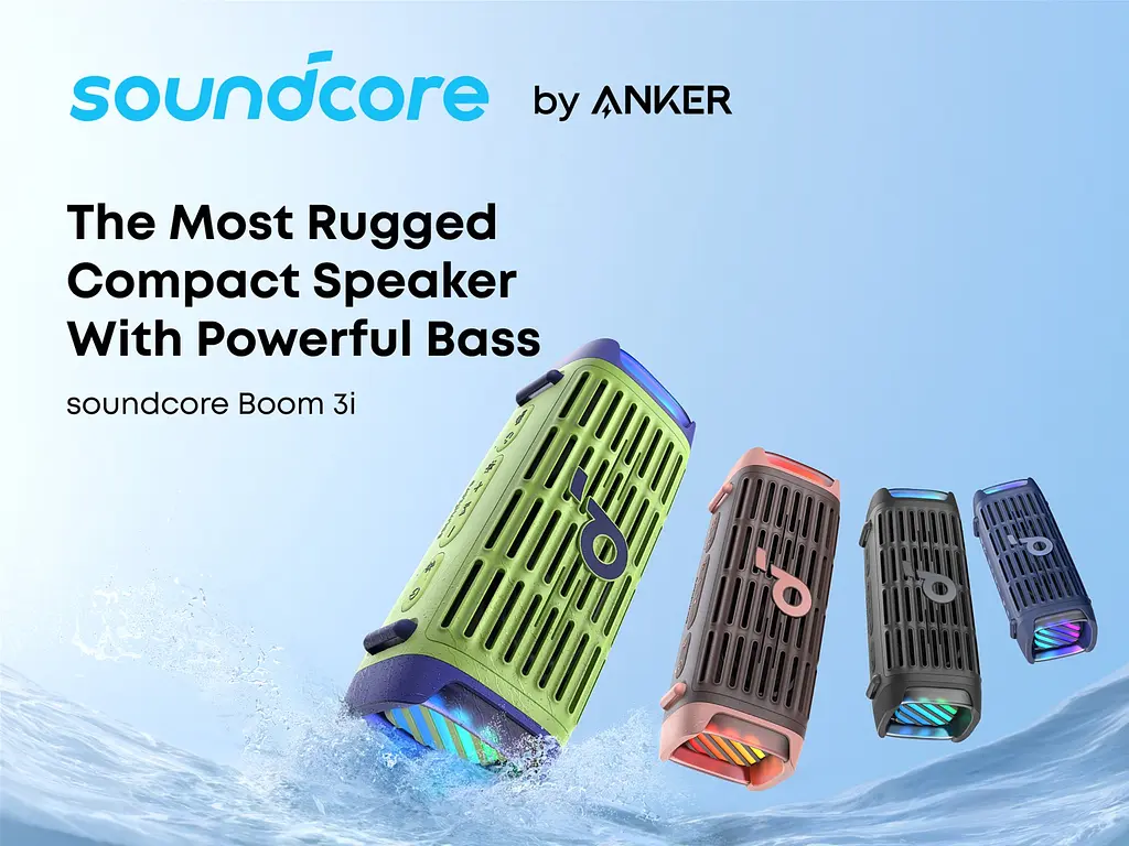Акустическая система Anker SoundCore Boom 3i Blue (D5100030) - фото 7