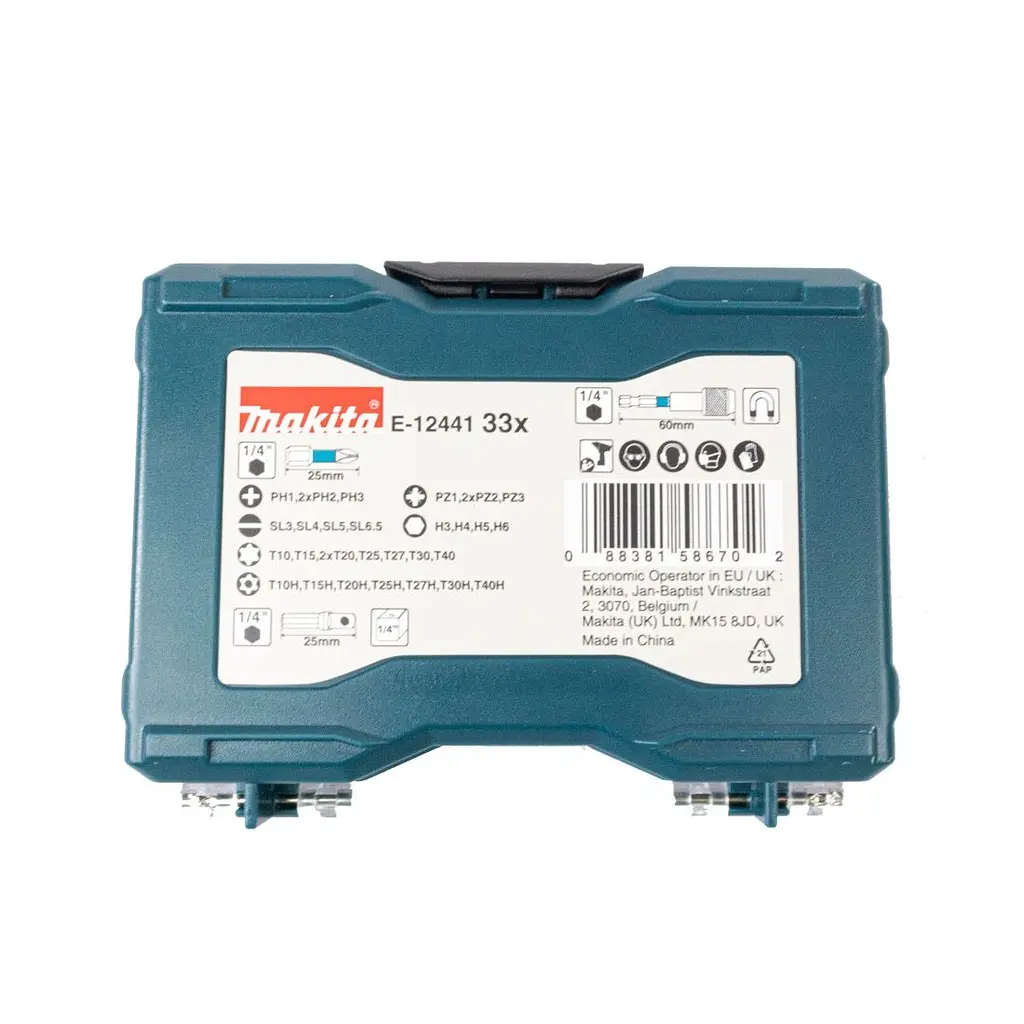 Набір біт торсіонних 33 шт Makita Impact Black E-12441 - фото 5