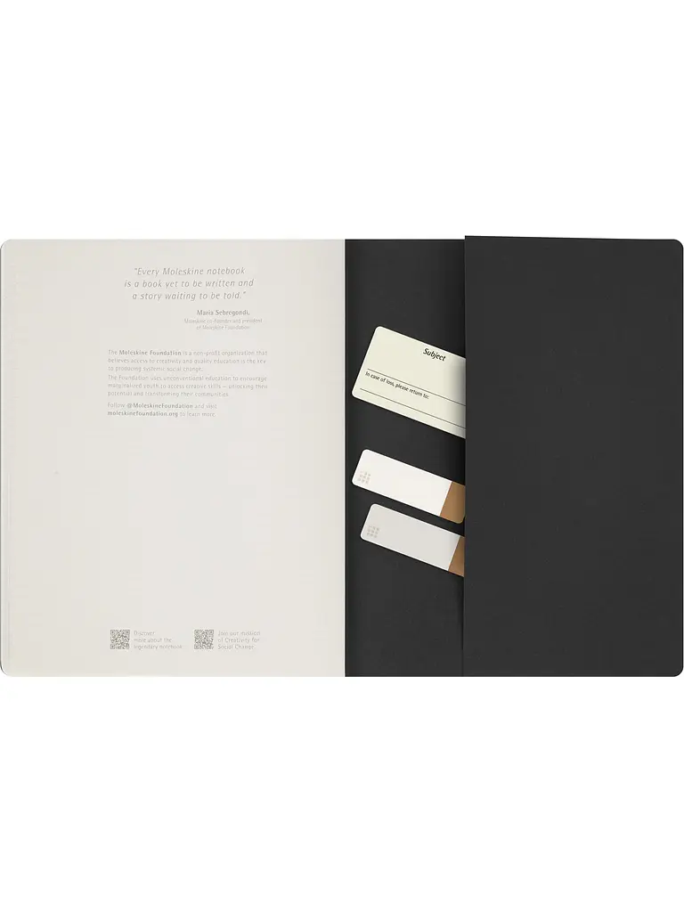 Записник Moleskine Cahier Student XXL, Лінійка Чорний (CHSTU71BK) - фото 3
