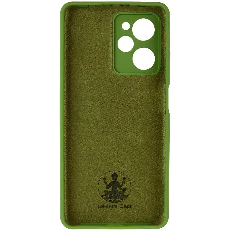 Чохол Silicone Cover Ummi Lakshmi Full Camera (AA) для Xiaomi Poco X5 Pro 5G Зелений / Dark green - фото 3