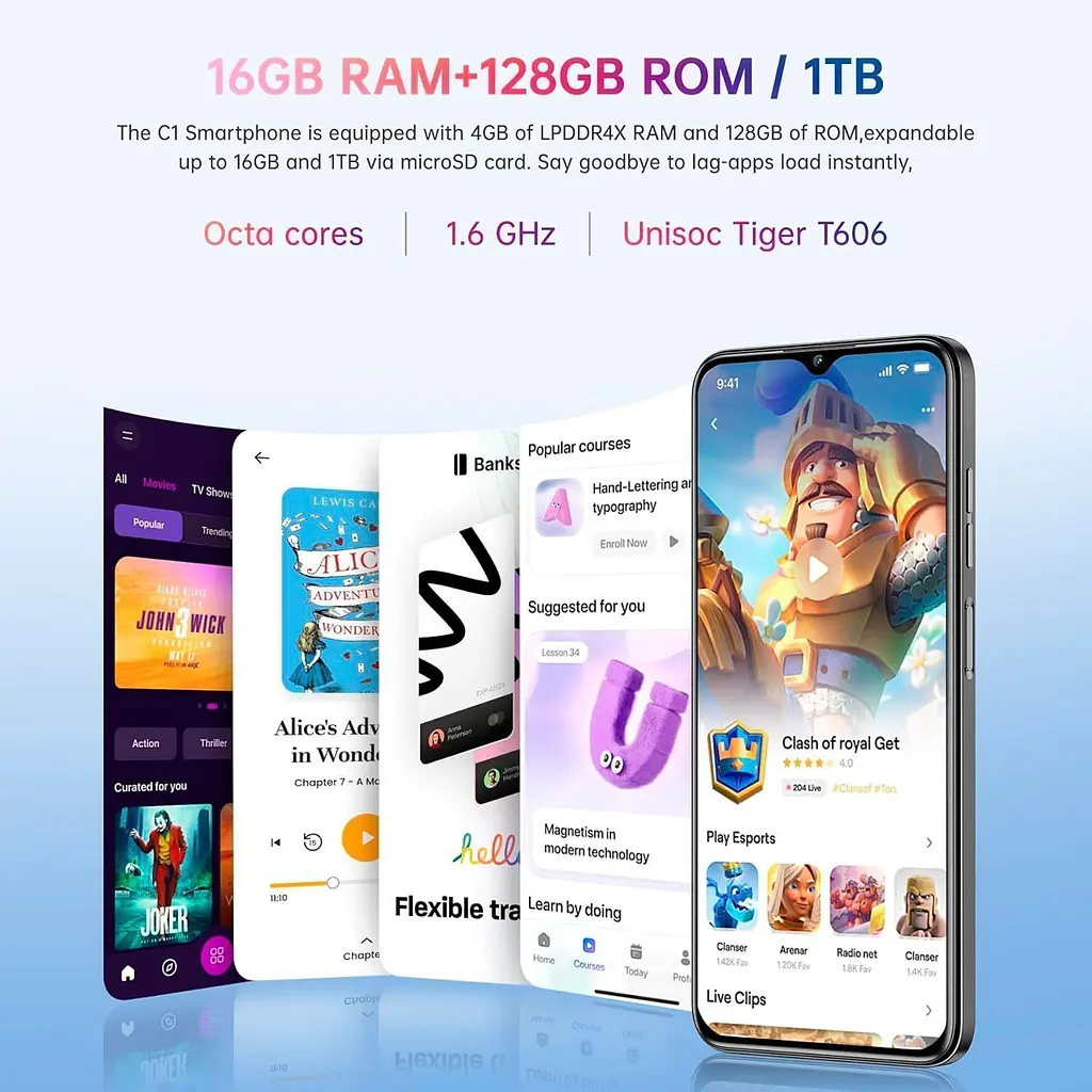 Смартфон Oukitel C1 4/128GB White [143102] - фото 2