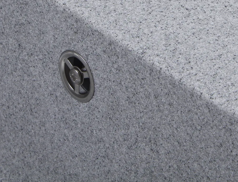 Каменная мойка Ventolux Amore Gray Granit 500x400x200 мм - фото 5