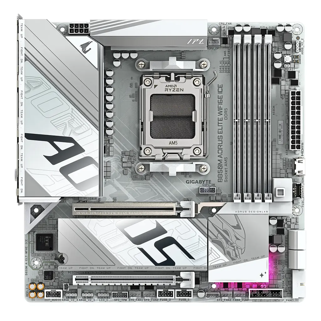 Материнская плата B850M AORUS ELITE WF6E ICE sAM5 Gigabyte teh0024964 - фото 2