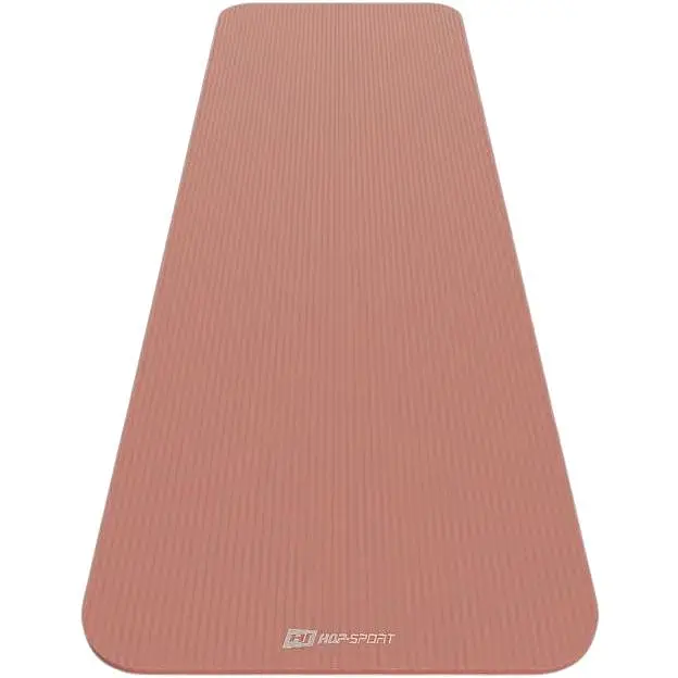 Коврик для йоги Hop-Sport HS-NB015GM NBR 1.5 см персиковый - фото 2