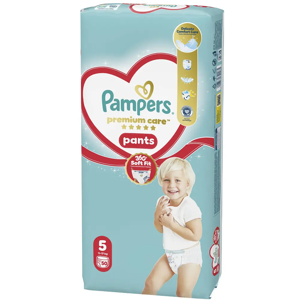 Підгузки Pampers Premium Care Pants Розмір 5 (11-16 кг) 50 шт (8006530320085) - фото 2