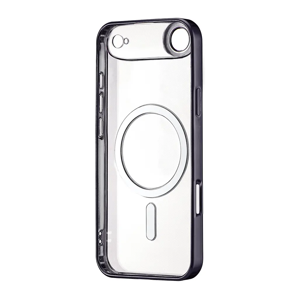 Чохол Ductil Metallic Edge with MagSafe (Protected Camera & Lens) iPhone 17 Air Black - фото 3
