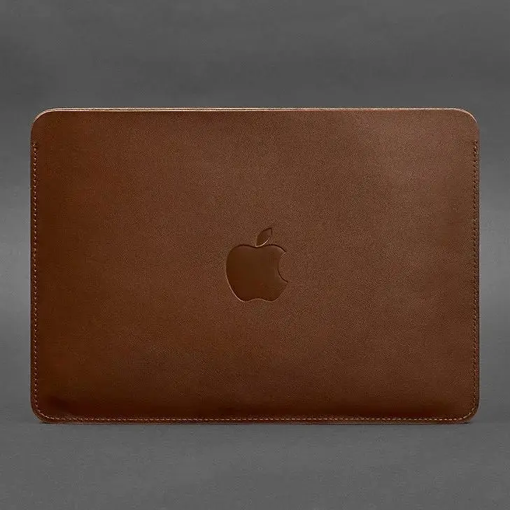 Чохол BlankNote із натуральної шкіри для MacBook 13 дюймів Світло-коричневий - фото 3