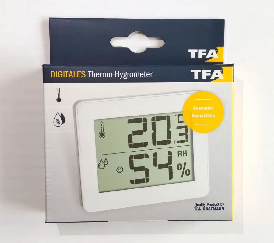 Термогігрометр з рівнем комфорту цифровий TFA 30502702 - фото 2